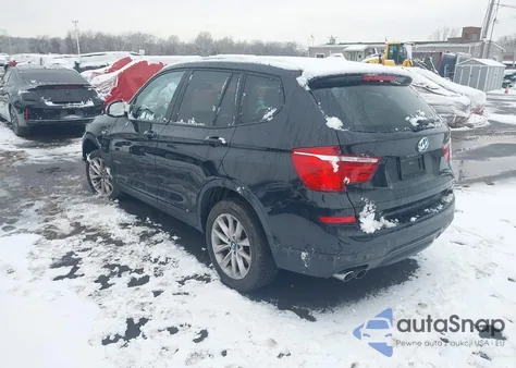 2016 BMW X3 xDrive28I z USA, uszkodzony, nr VIN 5UXWX9C57G0D83383